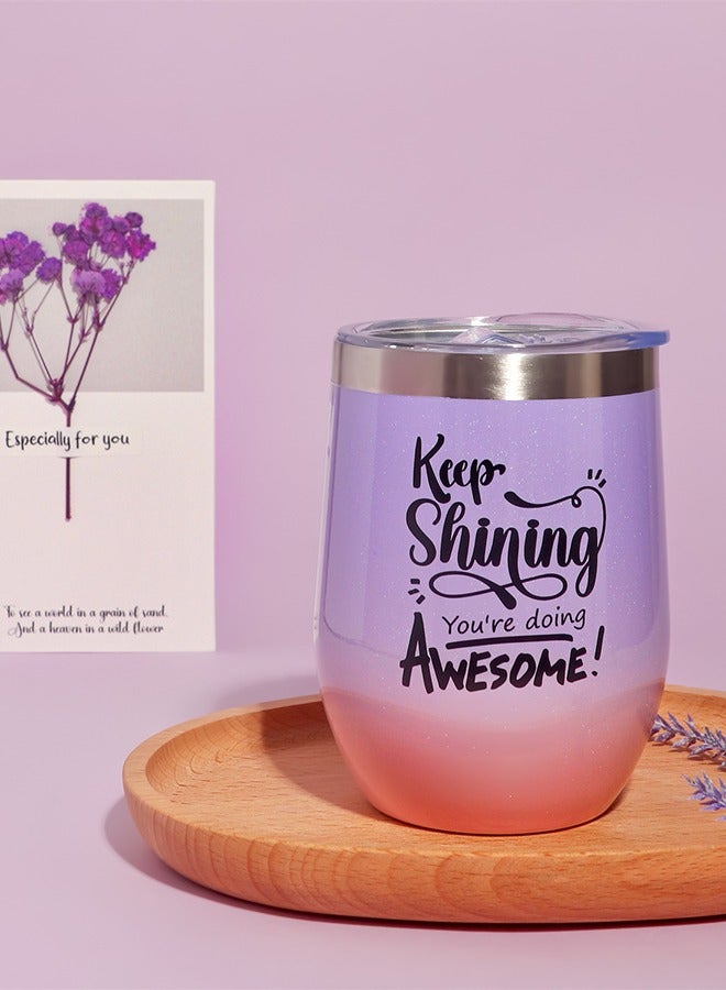 Thoraya Multi-Occasion Gift set Birthday Gift for ladies,Unique Gift Basket Ideas with Luxury Flannel Blanket Purple Gifts Box for Her Relaxing Gift Set Self Care Gifts Birthday Presents Female Friendship Gifts for Her Best Friend Bestie Girlfriend Mom Wife Sister (Ramadan/Anniversary Gift) - Image 5